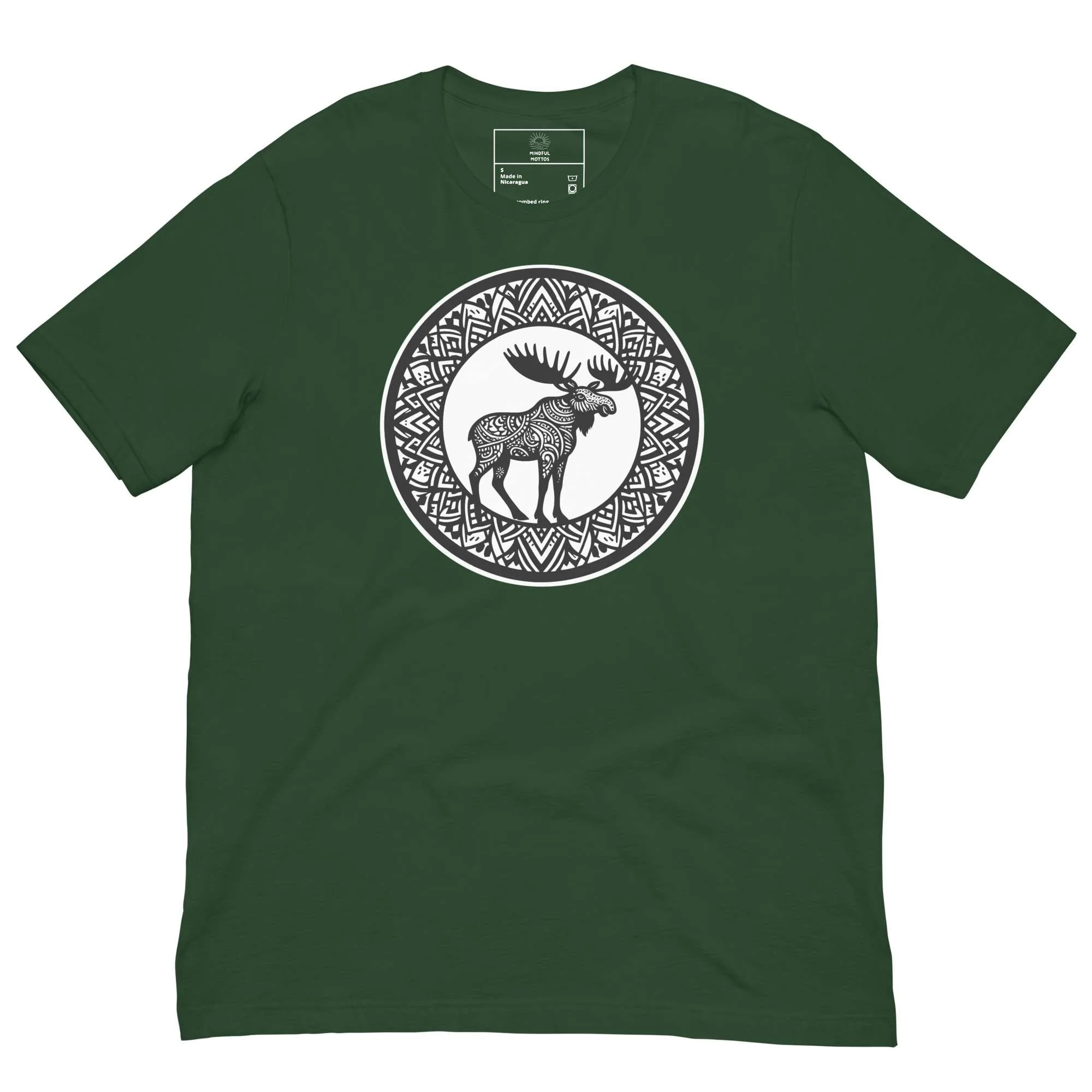 Moose Totem: Strength, Independence, and Intuition (Unisex T-shirt)