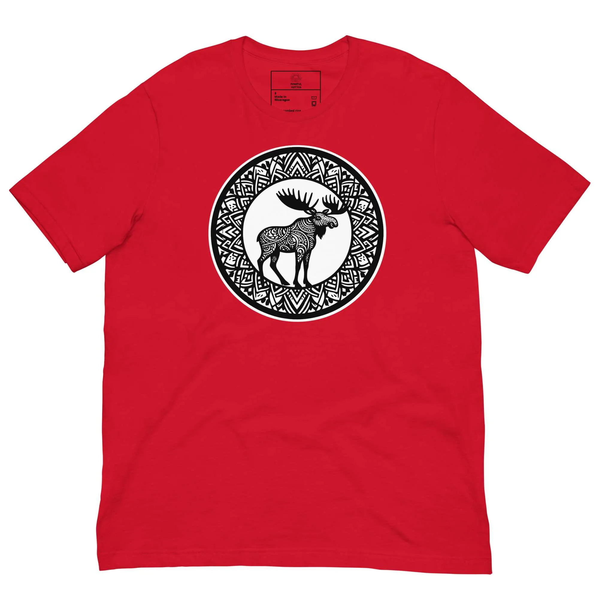 Moose Totem: Strength, Independence, and Intuition (Unisex T-shirt) - Image 3